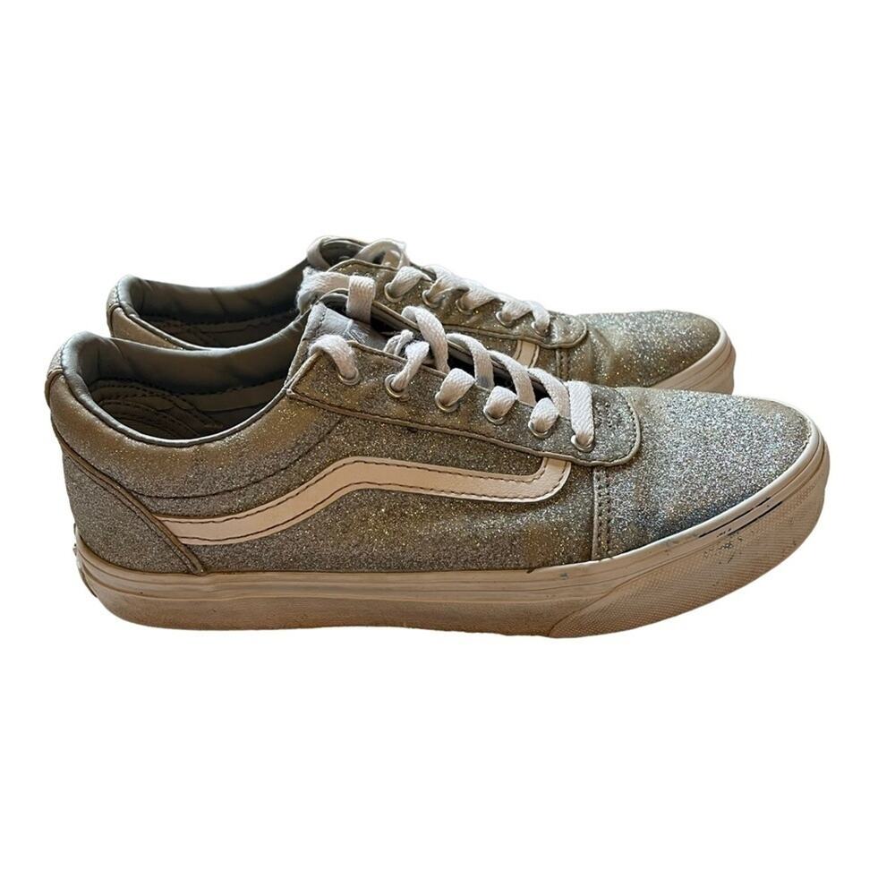 Vans Silver Sneakers‎ Size 5